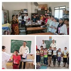 अनूपपुर18जून24*नवीन शैक्षणिक सत्र का हुआ आगाज ,विद्यार्थियों को तिलक लगाकर कराया गया शाला प्रवेश