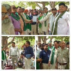 मथुरा21जून24*विद्युत आपूर्ति से तंग किसानों ने किया गोकुल बिजली घर का घेराव*