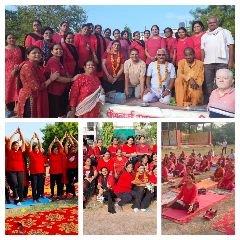 कानपुर नगर21जून24*महिला मंडल व पेंशनर समाज पनकी ने संयुक्त रूप से मनाया अंतरराष्ट्रीय योग दिवस*