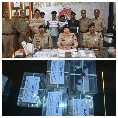 औरैया25जून24*लूट की घटना का पुलिस ने किया अनावरण, चार अभियुक्त गिरफ्तार