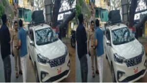 उत्तराखंड:25जून24* यूपी के डीएसपी का चालान, बिना नंबर प्लेट और नीली बत्ती लगी कार से जा रहे थे,