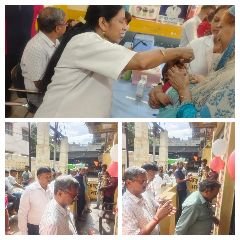 मिर्जापुर26जून24*3.10 लाख बच्चों को पिलाई जाएगी विटामिन ए की खुराकए अभियान का हुआ आगाज*