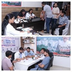 मथुरा27जून24*केएम विवि के चांसलर ने लगाया सीए भवन में फ्री स्वास्थ्य जांच शिविर, मथुरा27जून24*केएम विवि के चांसलर ने लगाया सीए भवन में फ्री स्वास्थ्य जांच शिविर,