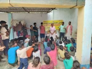 अयोध्या26जून24*सोसाइटी ने चलाया नशा मुक्त अभियान, नशा से दूर रहने के लिए बच्चों को दिलाई शपथ