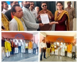 औरैया 18 जून 24*अखिल भारतीय ब्राह्मण एकता परिषद हाथरस के जिलाध्यक्ष पंडित योगेश उपाध्याय की निर्मम हत्या के विरोध में