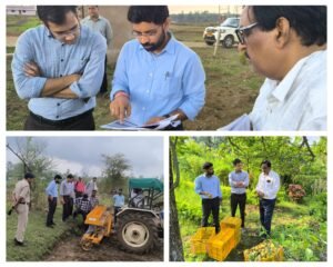 अनूपपुर 25 जून 24*कलेक्टर ने ग्राम कोहका, बेंदी, लखौरा में शासकीय योजनाओं के क्रियान्वयन का लिया जायजा