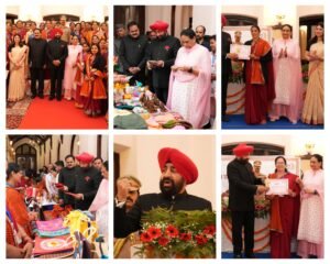 देहरादून 25 जून 24*राज्यपाल ने राज भवन में स्वयं सहायता समूहों को की महिलाओं द्वारा प्रदर्शित उत्पादकों का अवलोकन किया