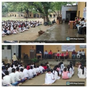 मथुरा 03 जुलाई 2024*महिलाओं व बालिकाओं/छात्राओं को जागरूक कर दी जा रही जनकल्याणकारी योजनाओं की जानकारी।