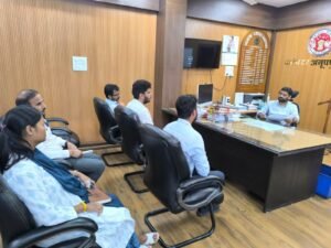 अनुपपुर 30 जुलाई 24*रेलवे ओवर ब्रिज के कार्यों की कलेक्टर ने की समीक्षा