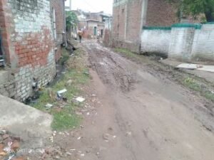 कानपुर देहात 1 जुलाई 24*पहली बारिश ने खोल दी ग्राम प्रधान की पोल*