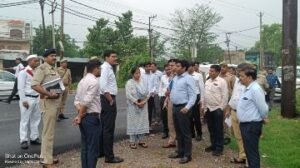 सहारनपुर2जुलाई24*काँवड़ यात्रा को सकुशल सम्पन्न कराने हेतु डीएम व एसएसपी ने किया निरीक्षण।