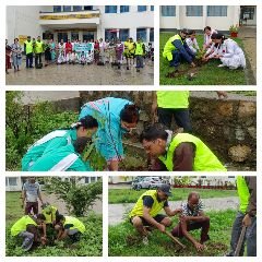 देहरादून06जुलाई24*राजकीय बालिका इंटर कॉलेज कालागढ़ देहरादून में वृहद वृक्षारोपण कार्यक्रम आयोजित किया गया