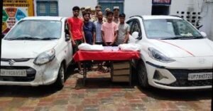 कानपुर नगर06जुलाई24*मोबाइल टावर से चोरी करने वाला अंतर्जनपदीय गिरोह गिरफ्तार