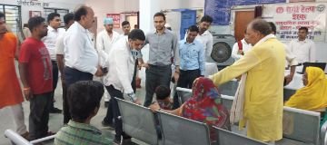 कौशांबी6जुलाई24*सीएचसी चायल का डीएम ने निरीक्षण कर स्वास्थ्य व्यवस्थाओं का लिया जायजा*