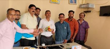 औरैया08जुलाई2024*नवागत डीआईओएस ब्रजेश कुमार गुप्ता ने औरैया का चार्ज संभाला।