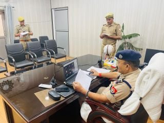 कानपुर नगर8जुलाई24*गूगल मीट के द्वारा थाना महाराजपुर और थाना चकेरी का अर्दली रूम किया गया-