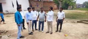 कौशांबी8जुलाई24*मोहर्रम को लेकर नगर अध्यक्ष ने ईओ के साथ कस्बे में किया भ्रमण*