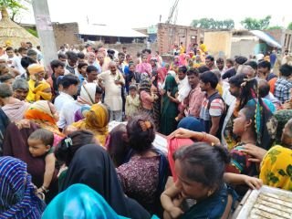 औरैया09जुलाई24*गांव में शव आते ही परिजनों में मचा कोहराम*