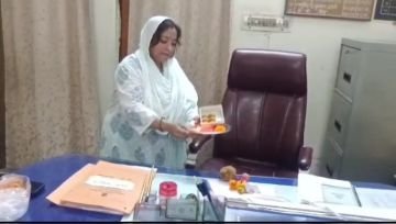 कानपुर नगर10जुलाई24*दूषित पानी सप्लाई होने से नाराज भाजपा पार्षद ने एक्ससीएन की खाली कुर्सी की उतारी आरती