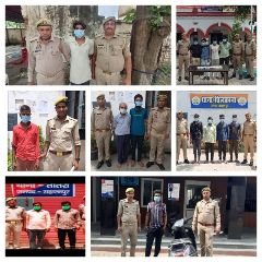 सहारनपुर10जुलाई24*जनपद सहारनपुर के थाना प्रभारियों की समस्त क्राइम रिपोर्ट