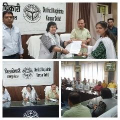 कानपुर देहात 10 जुलाई 2024*राज्य मंत्री व जिलाधिकारी ने जनपद में 44 नव चयनित लेखपालों को वितरित किया नियुक्ति पत्र*