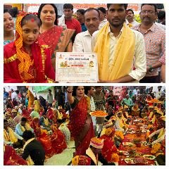 सुल्तानपुर11जुलाई24*मुख्यमंत्री सामूहिक विवाह : एक साथ गूंजे मंत्र और आयतें,एक-दूजे के हुए 81 जोड़े*