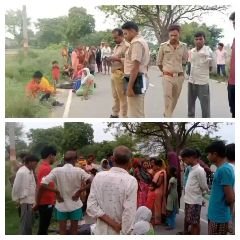 कानपुर देहात12जुलाई24*के रूरा थाना क्षेत्र में अज्ञात वाहन की टक्कर के युवक की मौत*