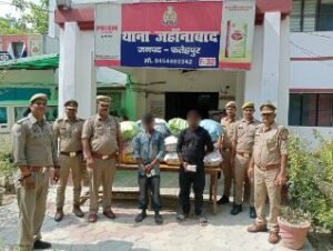 फतेहपुर14जुलाई24*फतेहपुर:पुलिस ने गांजा तस्करों को किया गिरफ्तार*