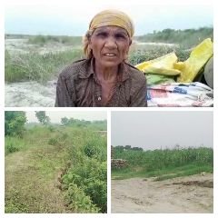 रुड़की हरिद्वार15जुलाई24* सर पे है बरसात कैसे होंगे हालात, नीलधारा गंगा का टूटा तटबन्ध बना मुसीबत,