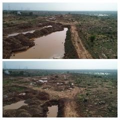 मिर्जापुर16जुलाई24*मिर्जापुर वन विभाग के जमीन पर हो रहा है अवैध खनन*