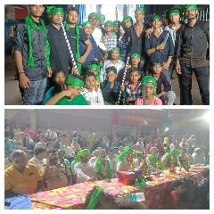 रोहतास18जुलाई24*बड़े शिद्दत के साथ निकला मोहर्रम का जुलूस