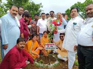 अनूपपुर18जुलाई24*"एक पेड़ माँ के नाम"अभियान के तहत सांसद ने धरोपण किया,
