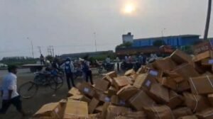 हरिद्वार रूड़की18जुलाई24*तेज रफ्तार ट्रक की चपेट में आकर राजस्थान के कांवड़िए की हुई मौत,