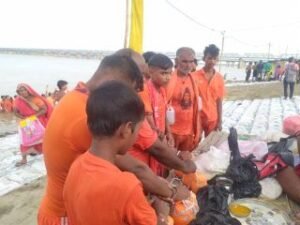 प्रयागराज21जुलाई24*प्रयागराज में दारांगज घाट पर शिव भक्तों का आगमन शुरू हुआ*