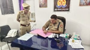 कानपुर नगर25जुलाई24*पुलिस उपायुक्त पश्चिम श्री विजय ढूल के द्वारा थाना शिवराजपुर का आकस्मिक निरीक्षण किया गया