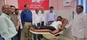 कौशाम्बी26जुलाई24*कारगिल विजय दिवस के पर आयोजित हुआ रक्तदान शिविर*