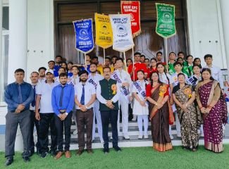 कौशाम्बी27जुलाई24*एमजीएम कौशाम्बी प्रेसीडेंसी स्कूल में भव्य बैज अलंकरण समारोह का हुआ आयोजन*