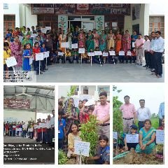 कानपुर देहात27जुलाई24*शिक्षा सप्ताह के अंतर्गत “एक पेड़ मां के नाम”