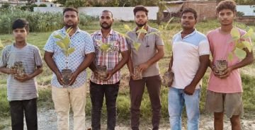 गाजीपुर29जुलाई24*हमने यह ठाना है ₹1000  पेड़  लगाना है*