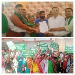 मथुरा29जुलाई24*भारतीय किसान यूनियन ने नगर निगम नगर आयुक्त को सोपा ज्ञापन