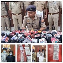 सहारनपुर31जुलाई24*चोरों की बारात द्वारा 3 स्थानों पर की गई चोरियो का थाना मण्डी पुलिस ने,किया सफल अनावरण*