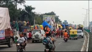 हरिद्वार रुड़की31जुलाई2024* कंवड़ियों पत्र ड्रोन कैमरे की नजर,प्रशासन एलर्ट मोड़ पर।