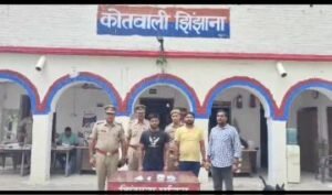 शामली31जुलाई24*पुलिस ने बदमाश बलविंदर और उसके साथी कI मुठभेड़ के दौरान किया हाफ एनकाउंटर