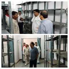 कानपुर देहात 31 जुलाई 2024 *जिलाधिकारी ने ईवीएम वेयर हाउस का किया निरीक्षण, दिए आवश्यक दिशा निर्देश*