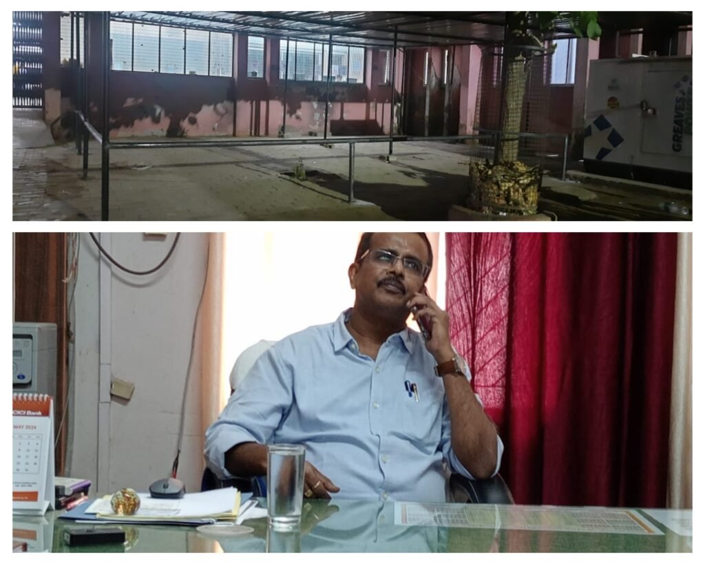 मिर्जापुर 03 जुलाई 24*मंडलीय चिकित्सालय का नये प्राचार्य ने किया निरीक्षण*