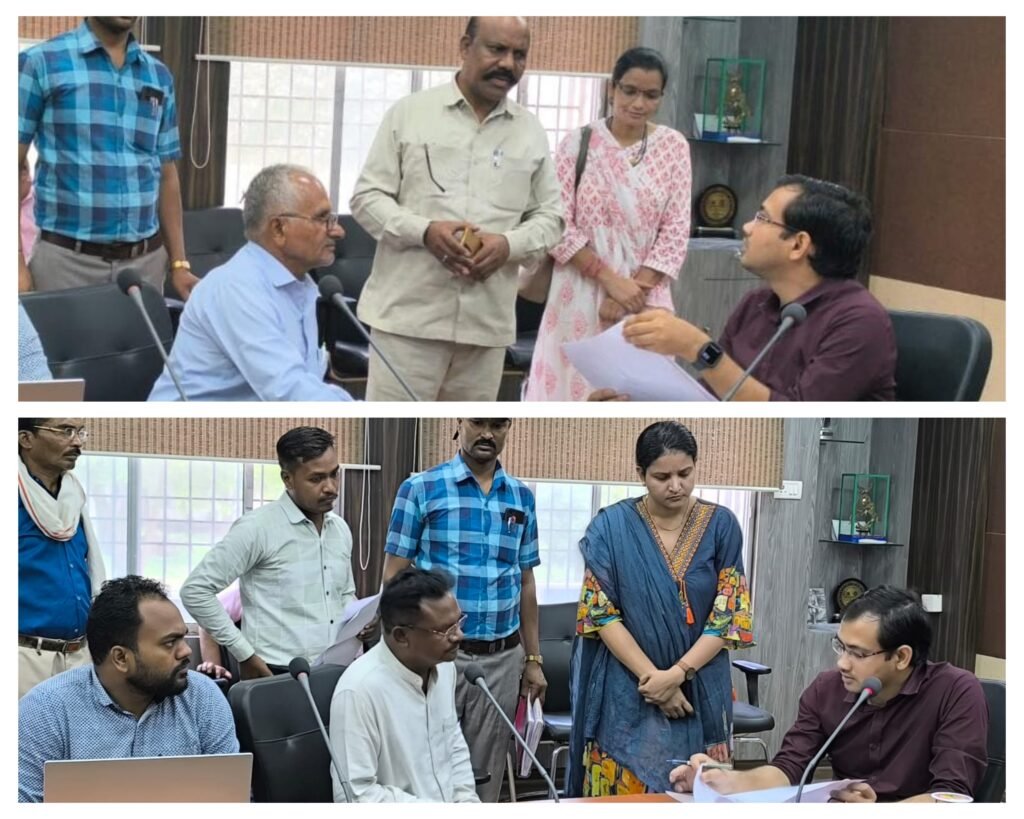 अनूपपुर 16 जुलाई 24*कलेक्टर ने गढ़ी निवासी रामनारायण साहू के व्यवस्थापन की जमीन का पट्टा किया निरस्त