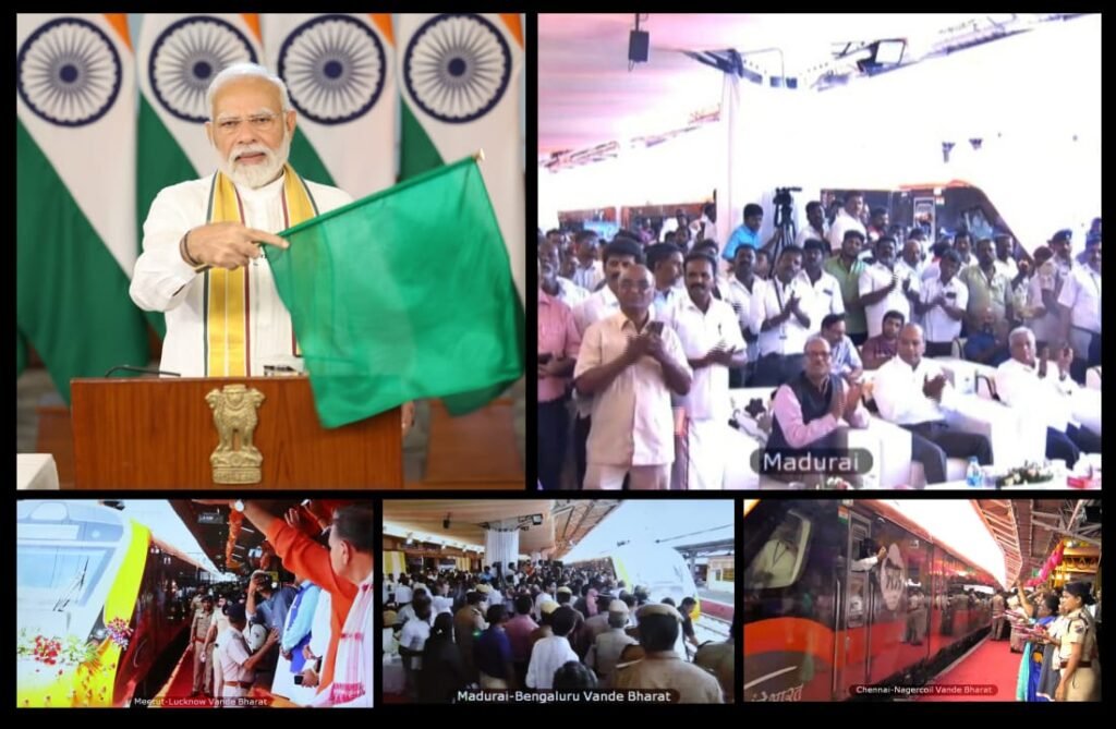 अनूपपुर 31 अगस्त 24*प्रधानमंत्री ने वीडियो कॉन्फ्रेंसिंग के माध्यम से तीन वंदे भारत ट्रेनों को हरी झंडी दिखाई* अनूपपुर 31 अगस्त 24*प्रधानमंत्री ने वीडियो कॉन्फ्रेंसिंग के माध्यम से तीन वंदे भारत ट्रेनों को हरी झंडी दिखाई*
