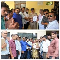 कानपुर1अगस्त24*कानपुर ग्रामीण प्रेस क्लब अध्यक्ष के नेतृत्व में पत्रकारों ने सौंपा ज्ञापन उप जिलाधिकारी व एसीपी बिल्हौर को