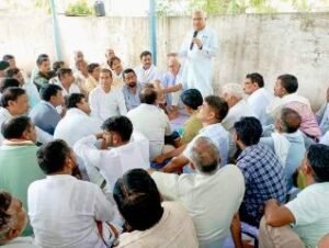 भिंड.01अगस्त2024*गोहद ब्लॉक काँग्रेस कमेटी की बैठक आयोजित की गई।