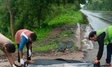 कानपुर देहात 2 अगस्त 24 *नेशनल हाईवे पर मिला अज्ञात युवक का शव इलाके में मचा तहलका*